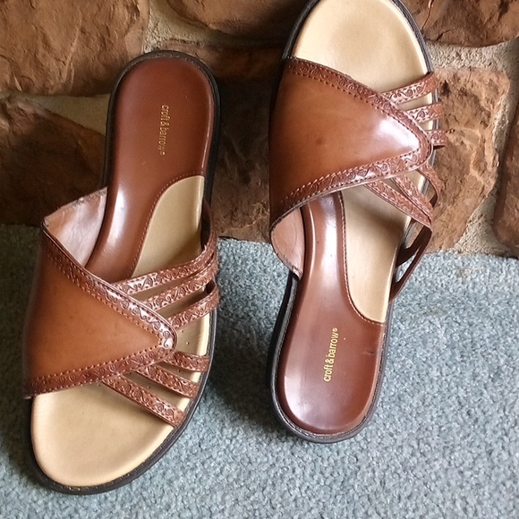 croft & barrow Shoes - Croft and Barrow Strappy Slide Sandals